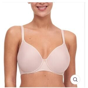 Chantelle Womens Comfort Chic Full Coverage Memory Foam T-Shirt Bra Nude 40H